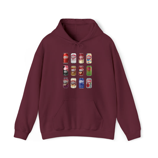 Dr Pepper Unisex Heavy Blend™ Hooded Sweatshirt