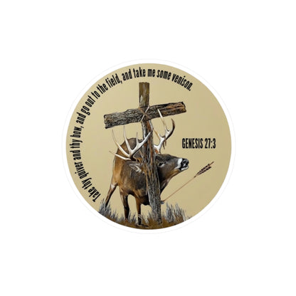 Christian Bow Hunter Deer Hunting Vinyl Decal