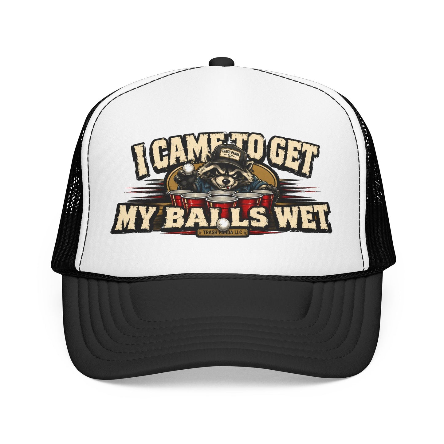 Get My Balls Wet Foam Trucker Hat (Printed)