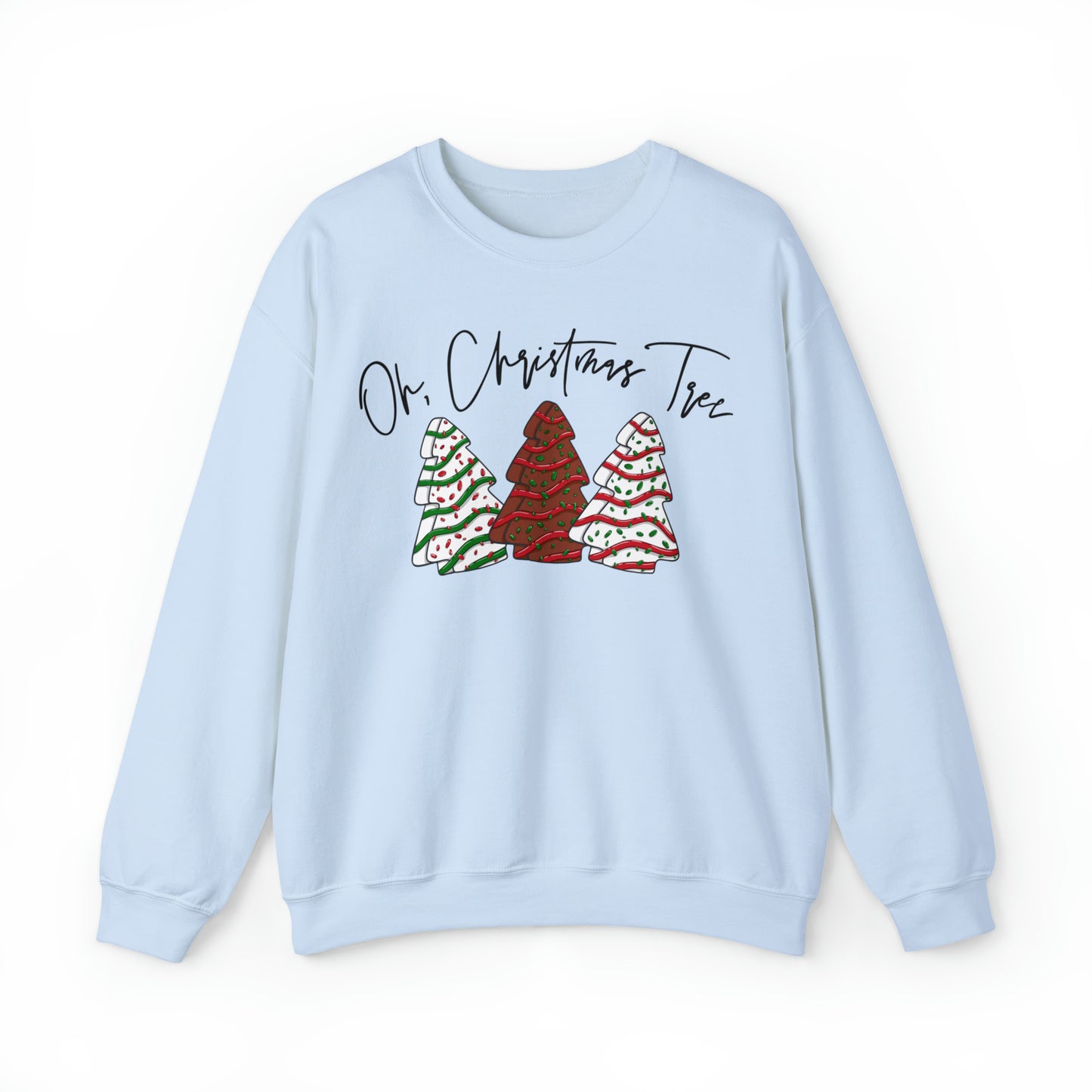 Oh Christmas Tree Cake Sweatshirt Unisex Heavy Blend™ Crewneck Sweatshirt