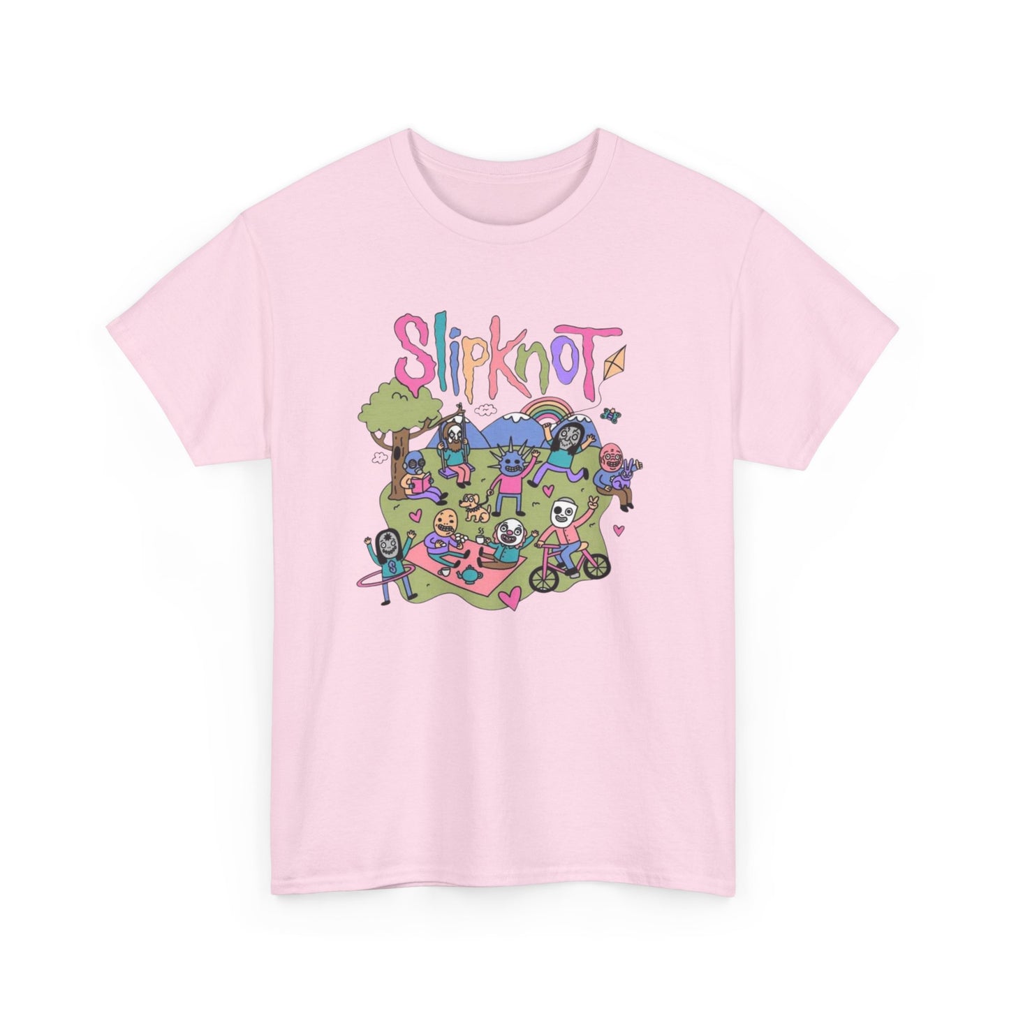 Colorful Metal Band Tee