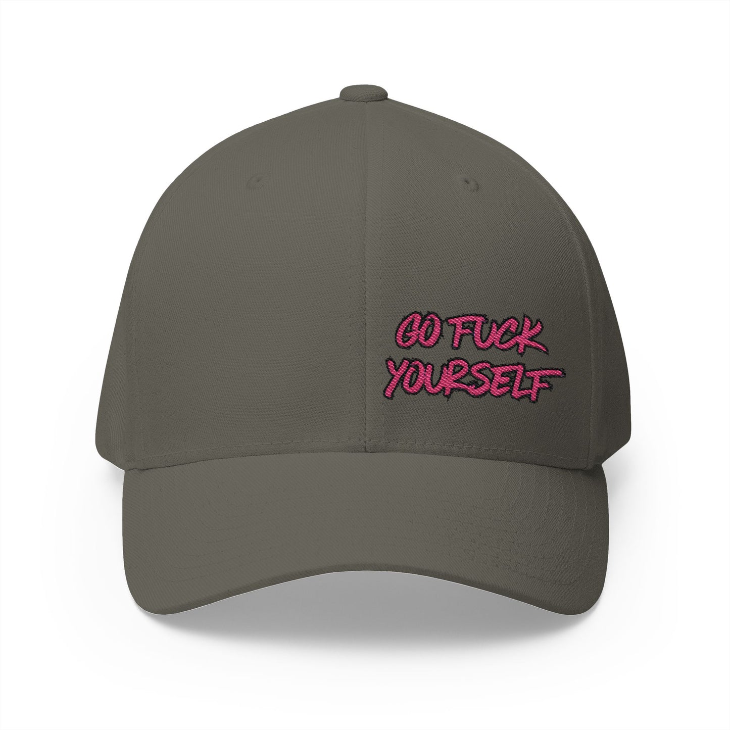 Go F Yourself (PINK) Embroidered FlexFit Hat