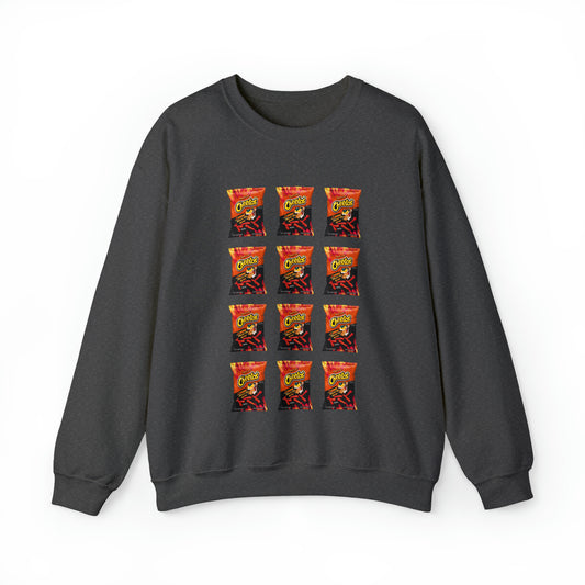 Xtra Flamin' Hot Cheetos Sweatshirt Unisex Heavy Blend™ Crewneck Sweatshirt