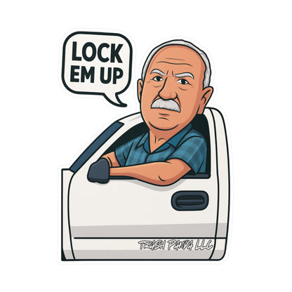 Lock Em Up Kiss-Cut Vinyl Decals