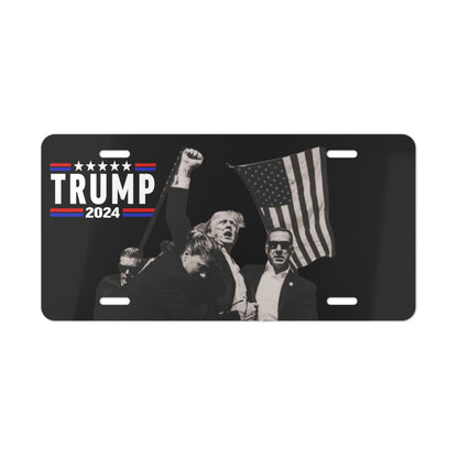 Vintage Trump Fight 2024 Vanity Plate