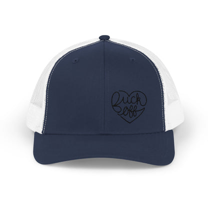 F*CK OFF Heart (Ladies) Snapback Trucker Cap