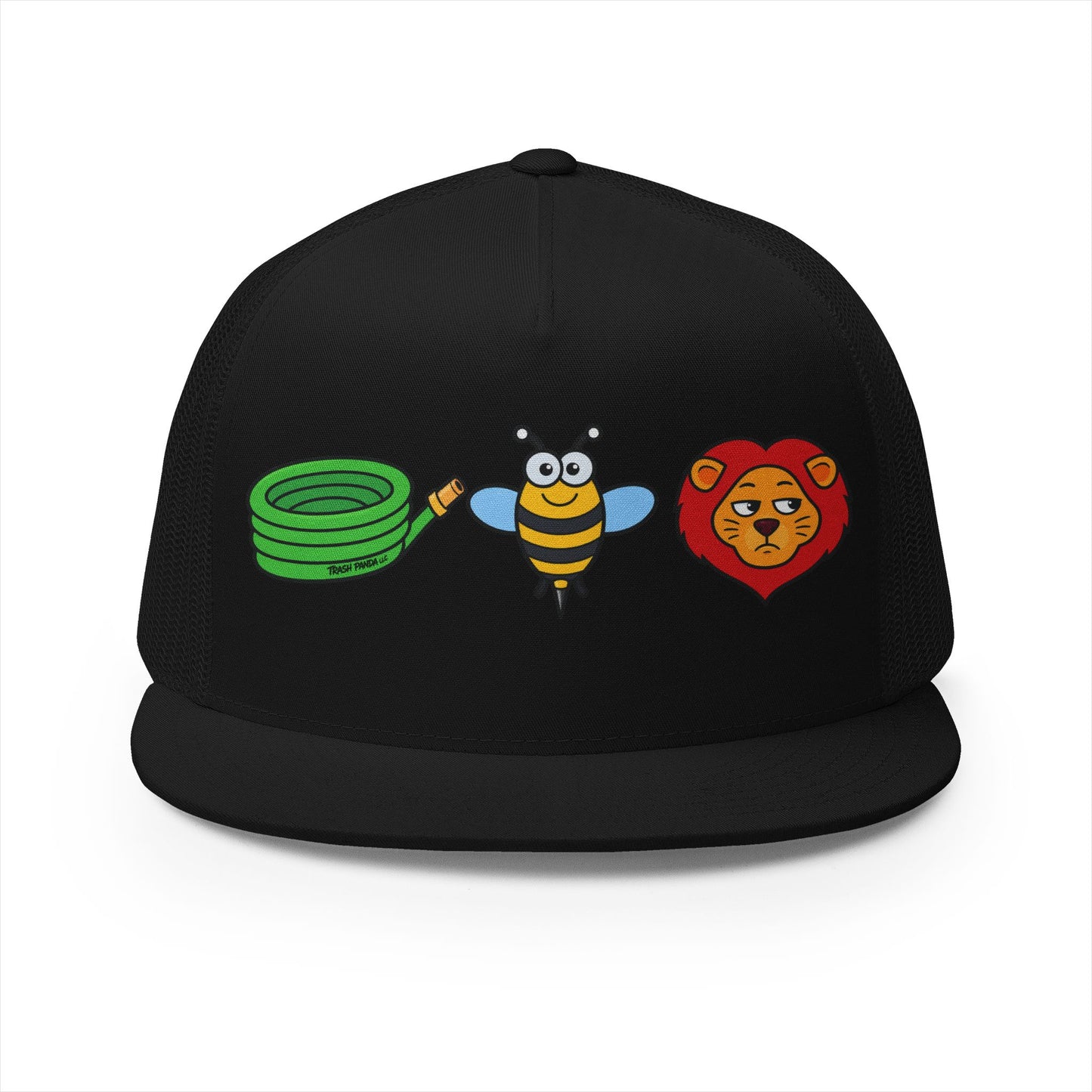 Hose Bee Lion 5 Panel Trucker Cap (Printed)