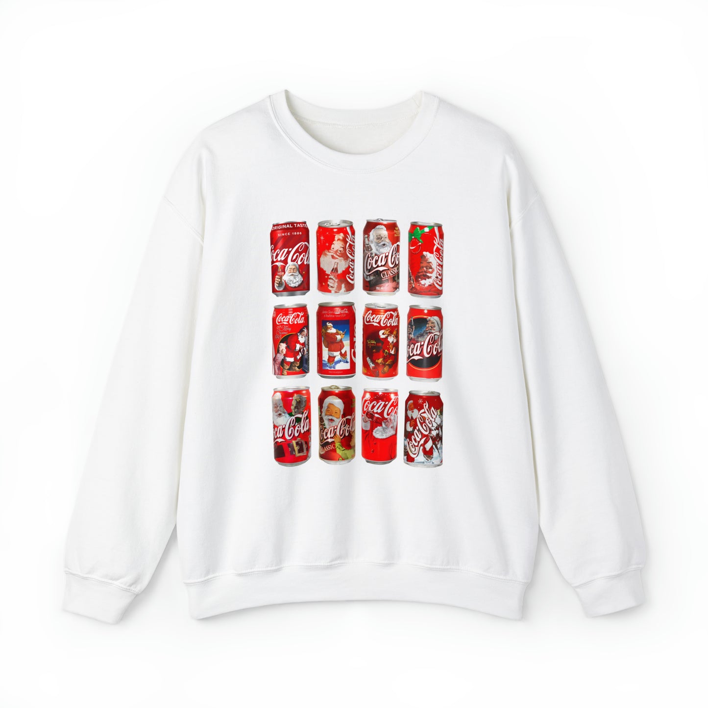 Christmas Coke Cans Sweatshirt Unisex Heavy Blend™ Crewneck Sweatshirt