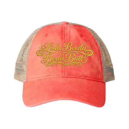 Lida Beeda Boda Butt Women's Washed Mesh-Back Cap