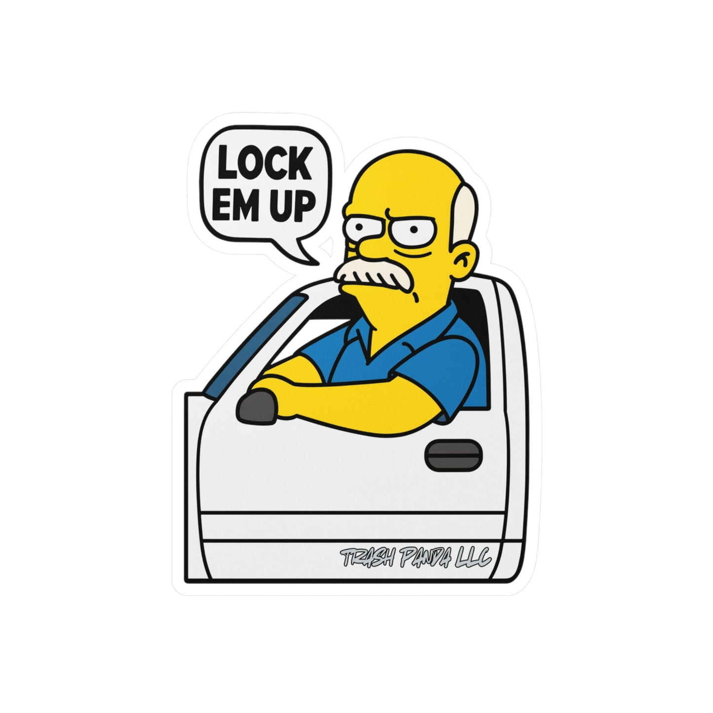 Lock Em Up Simpson Vinyl Decals