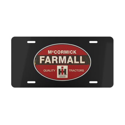 McCormick Black Vanity Plate