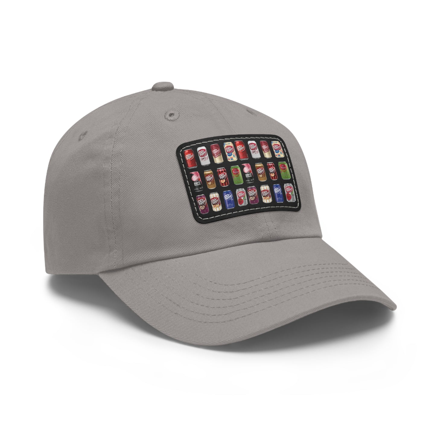 Dr Pepperrrr Hat with Leather Patch (Rectangle)