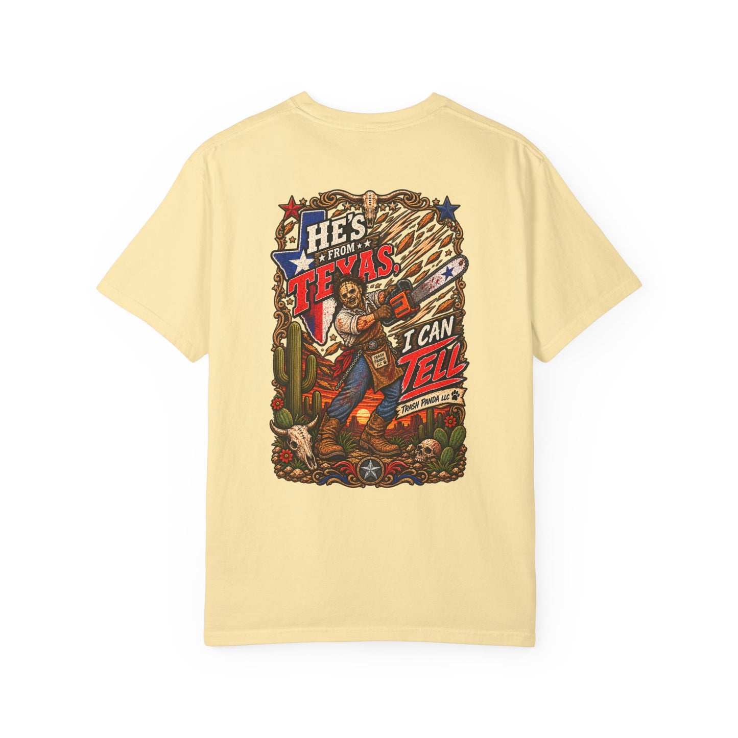 He's From Texas Comfort Colors T-shirt