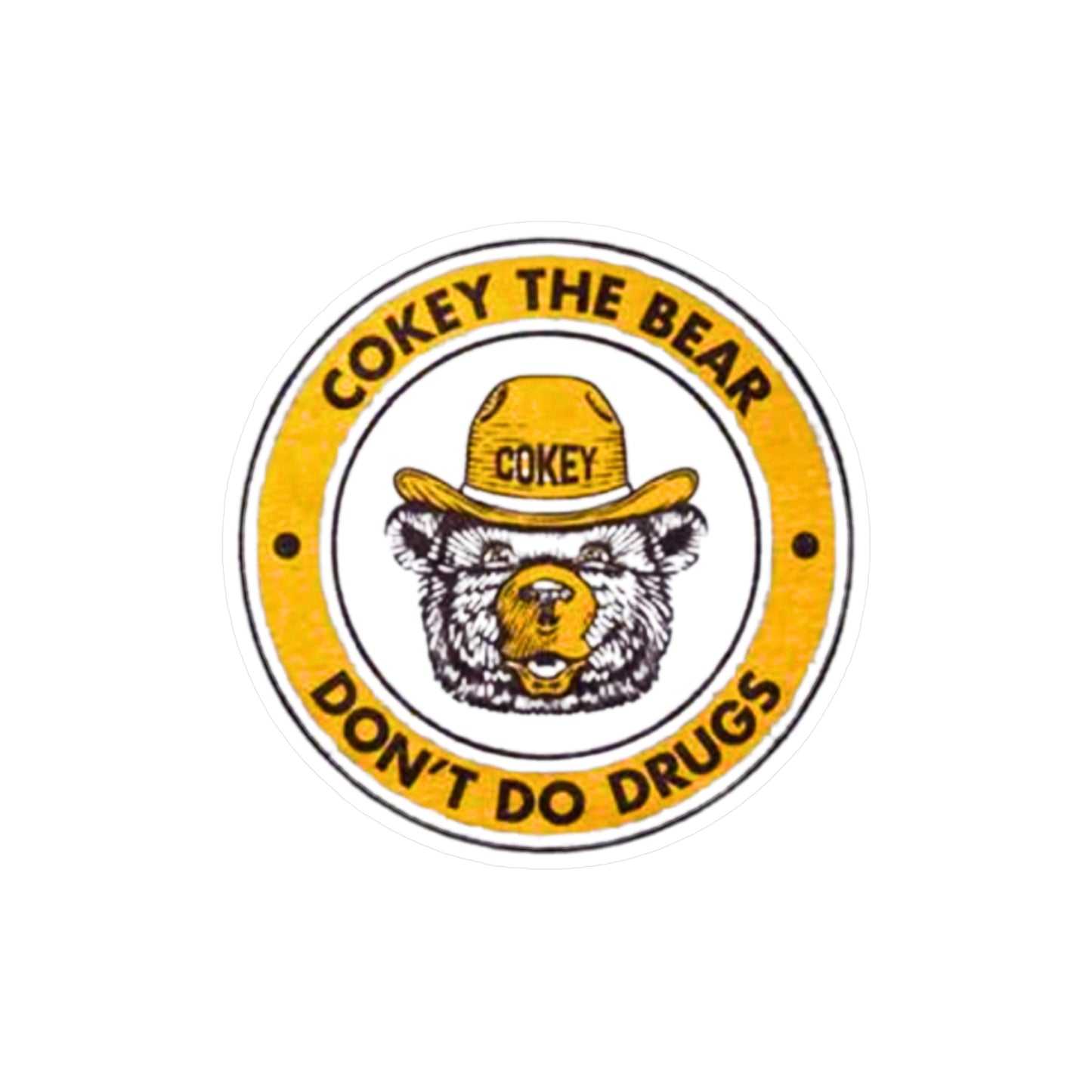 Cokey The Bear Kiss-Cut Vinyl Decals