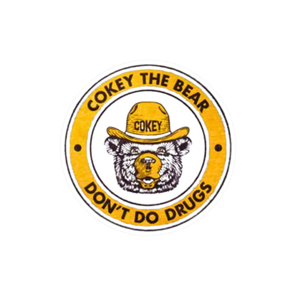 Cokey The Bear Kiss-Cut Vinyl Decals