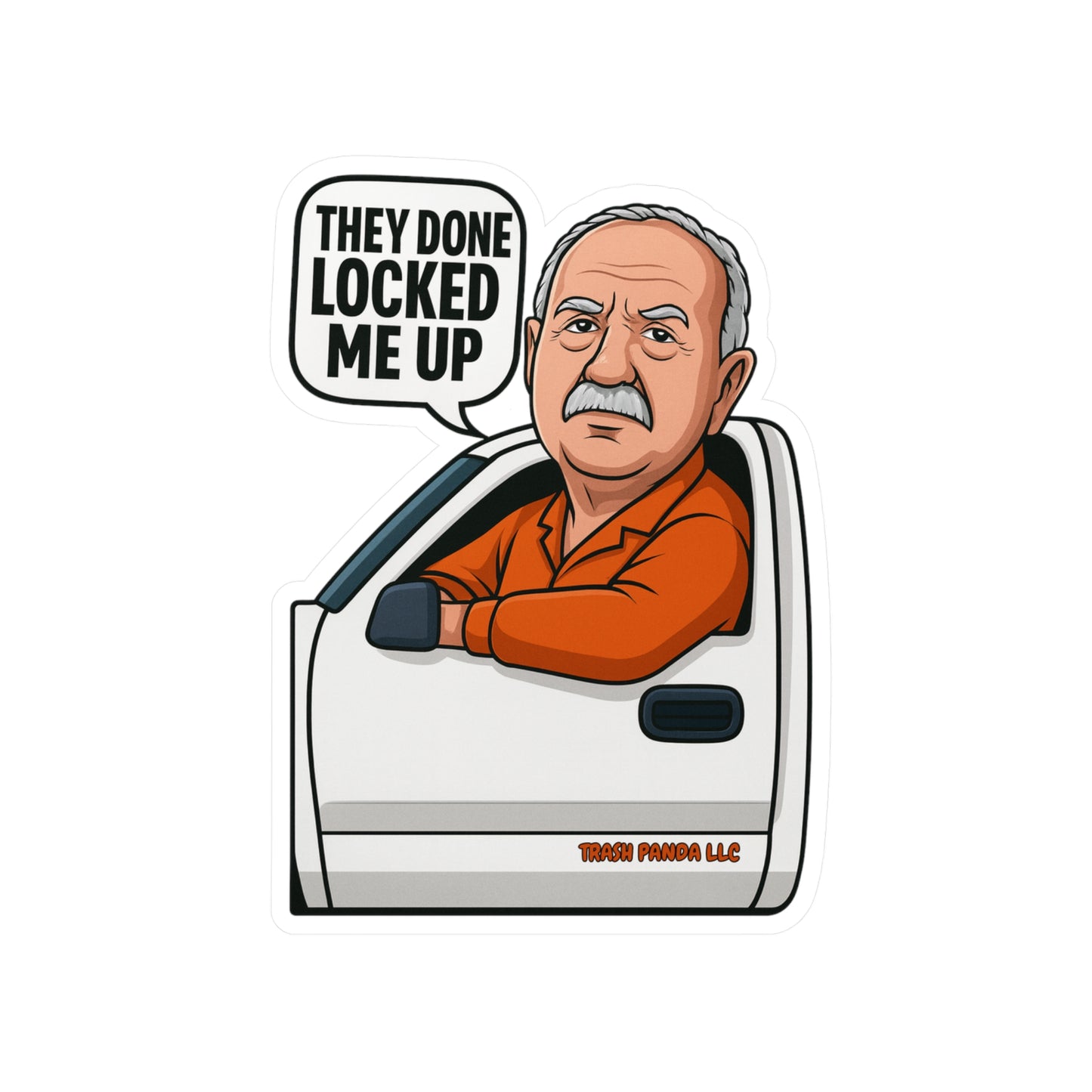 Locked Me Up Vinyl Decal