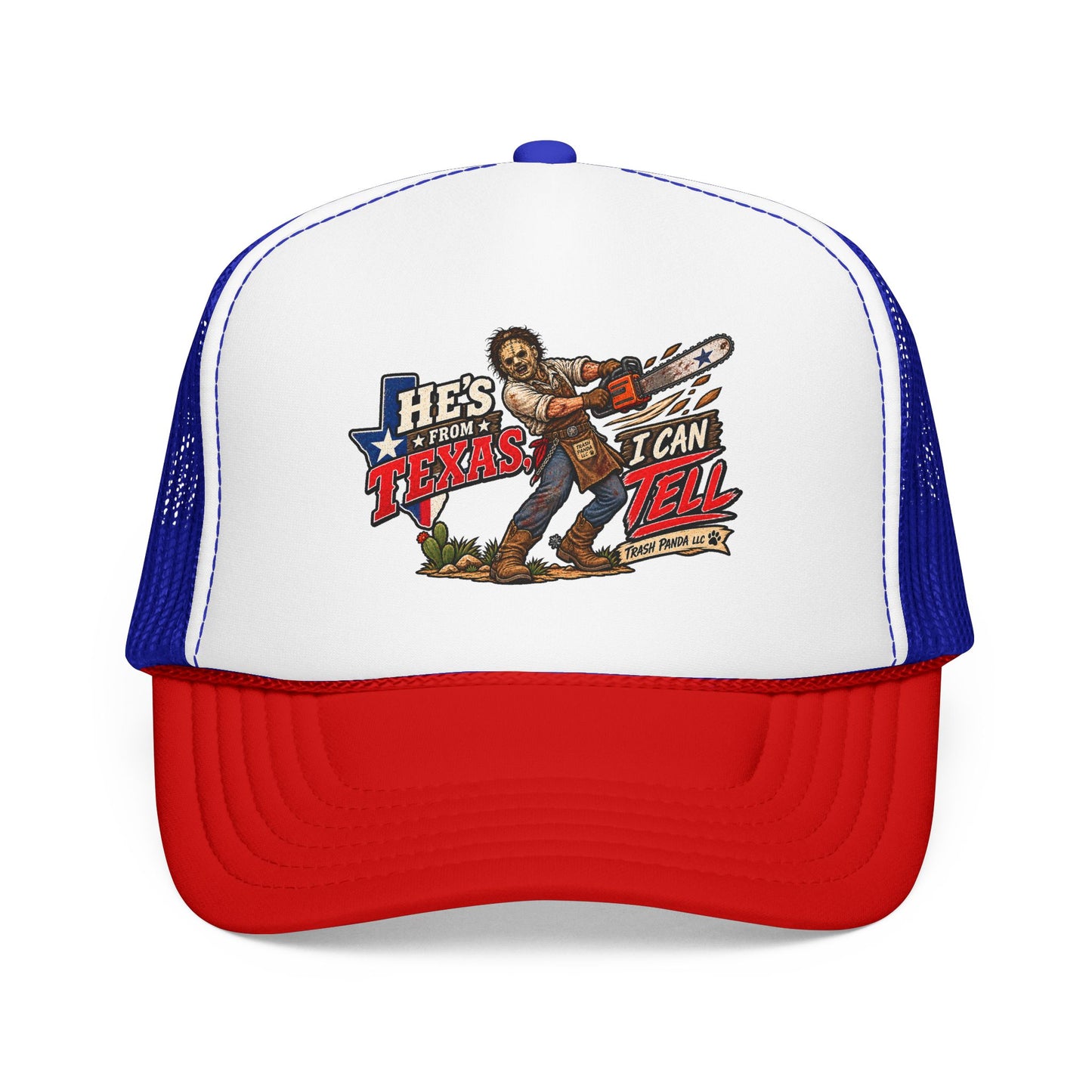 He's From Texas Foam Trucker Hat