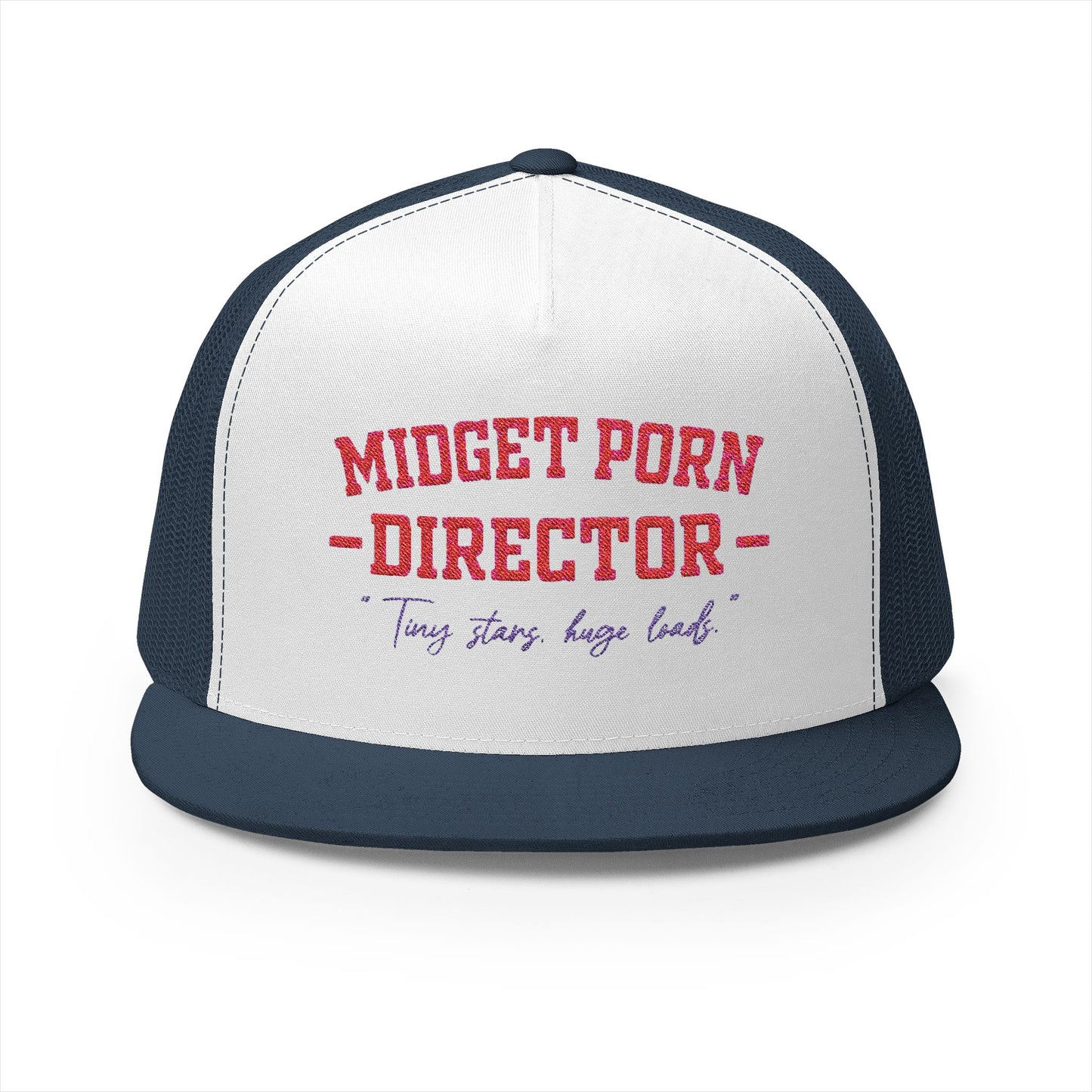 Midget Porn Director 5 Panel Trucker Cap (Embroidery)