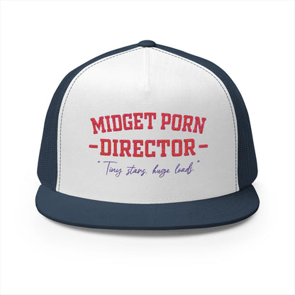 Midget Porn Director 5 Panel Trucker Cap (Embroidery)