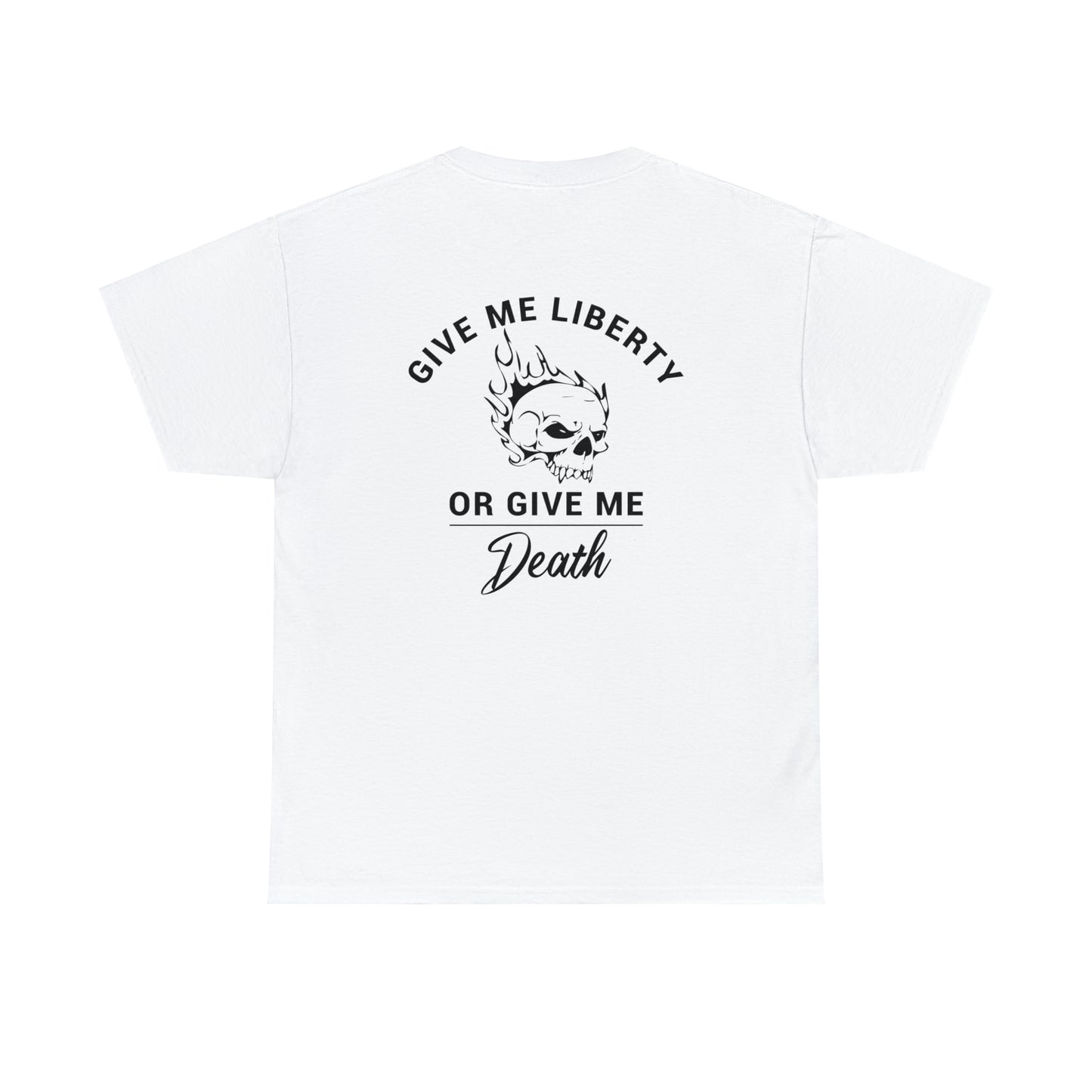 Give Me Liberty Skull Unisex Heavy Cotton Tee