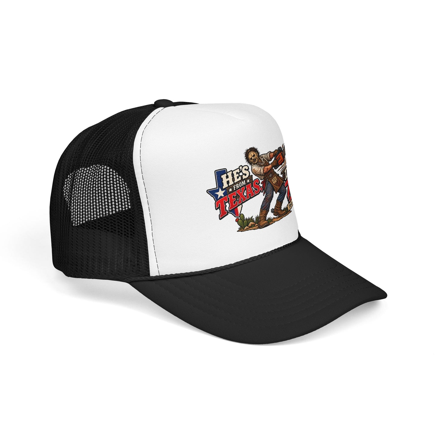 He's From Texas Foam Trucker Hat