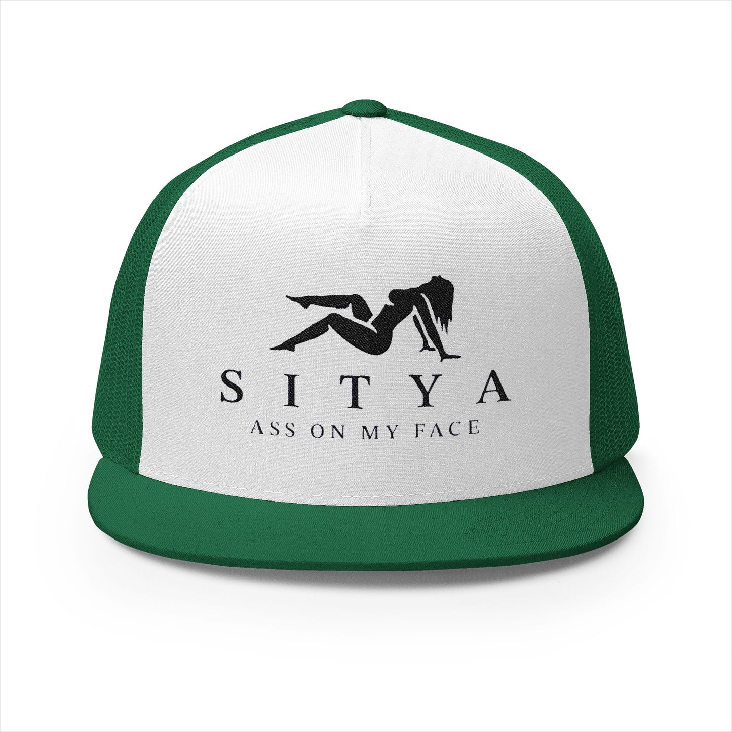 SITYA Embroidered 5 Panel Trucker Cap