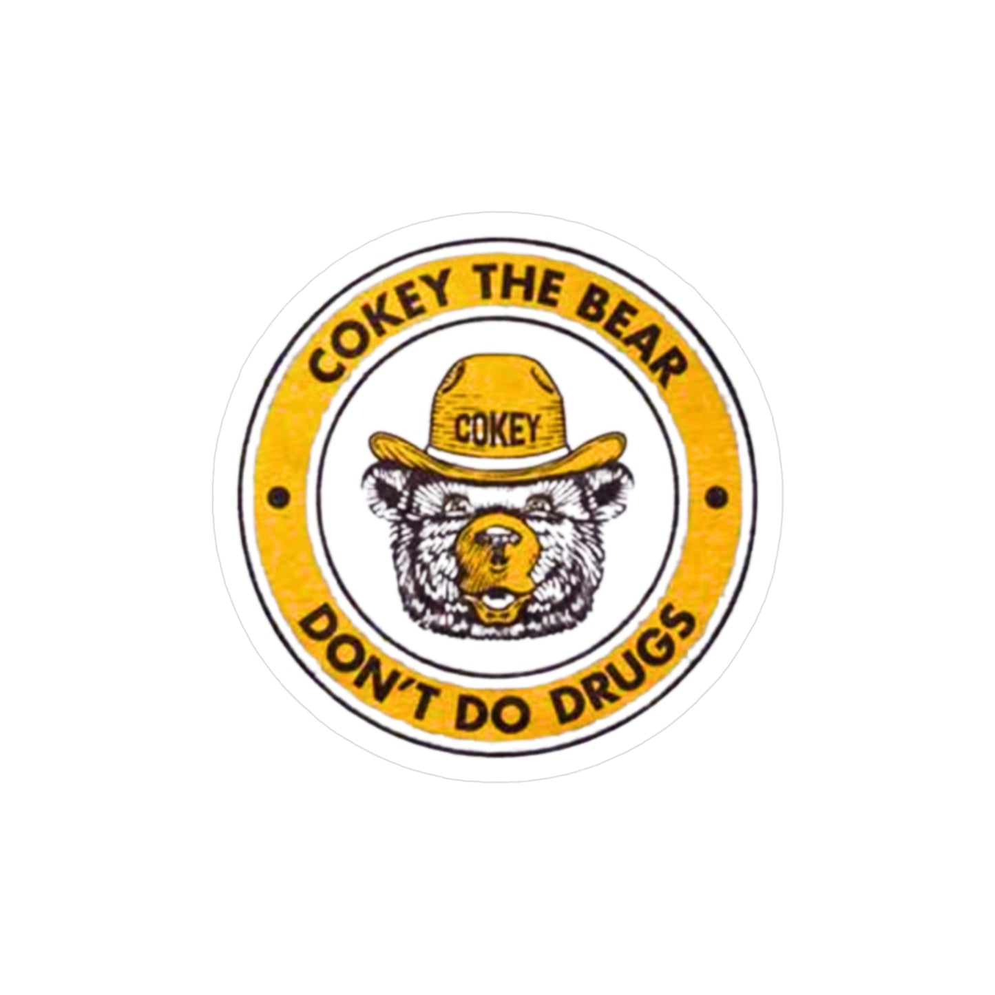 Cokey The Bear Kiss-Cut Vinyl Decals