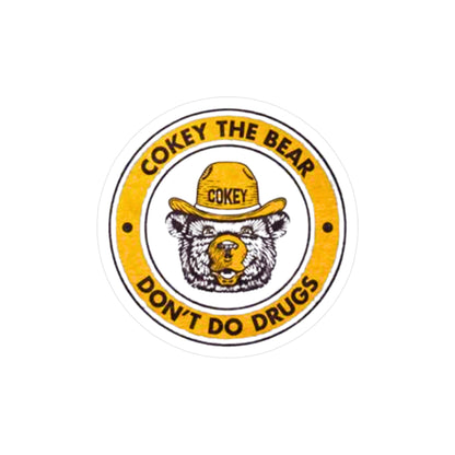 Cokey The Bear Kiss-Cut Vinyl Decals