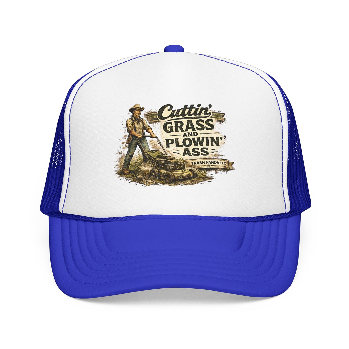Cuttin' Grass Foam Trucker Hat (Printed)