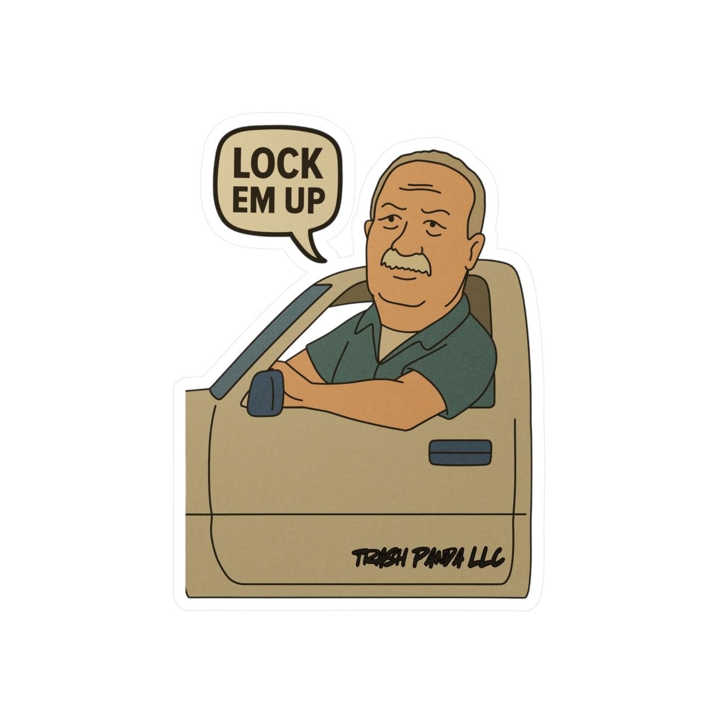 Lock Em Up King Hill Vinyl Decals