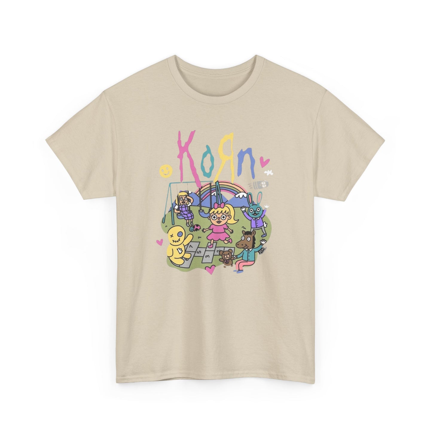 Korn Colorful Metal Band Tee