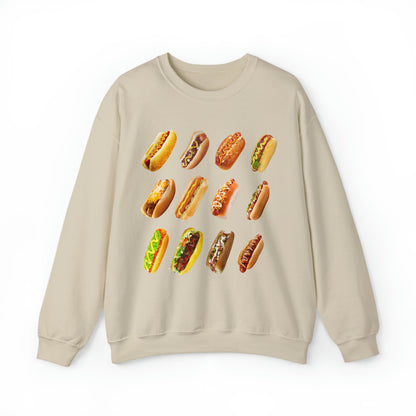 Hotdog Sweatshirt Unisex Heavy Blend™ Crewneck Sweatshirt