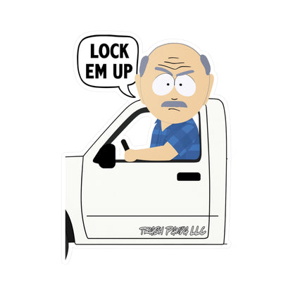 Lock Em Up South Park Vinyl Decals