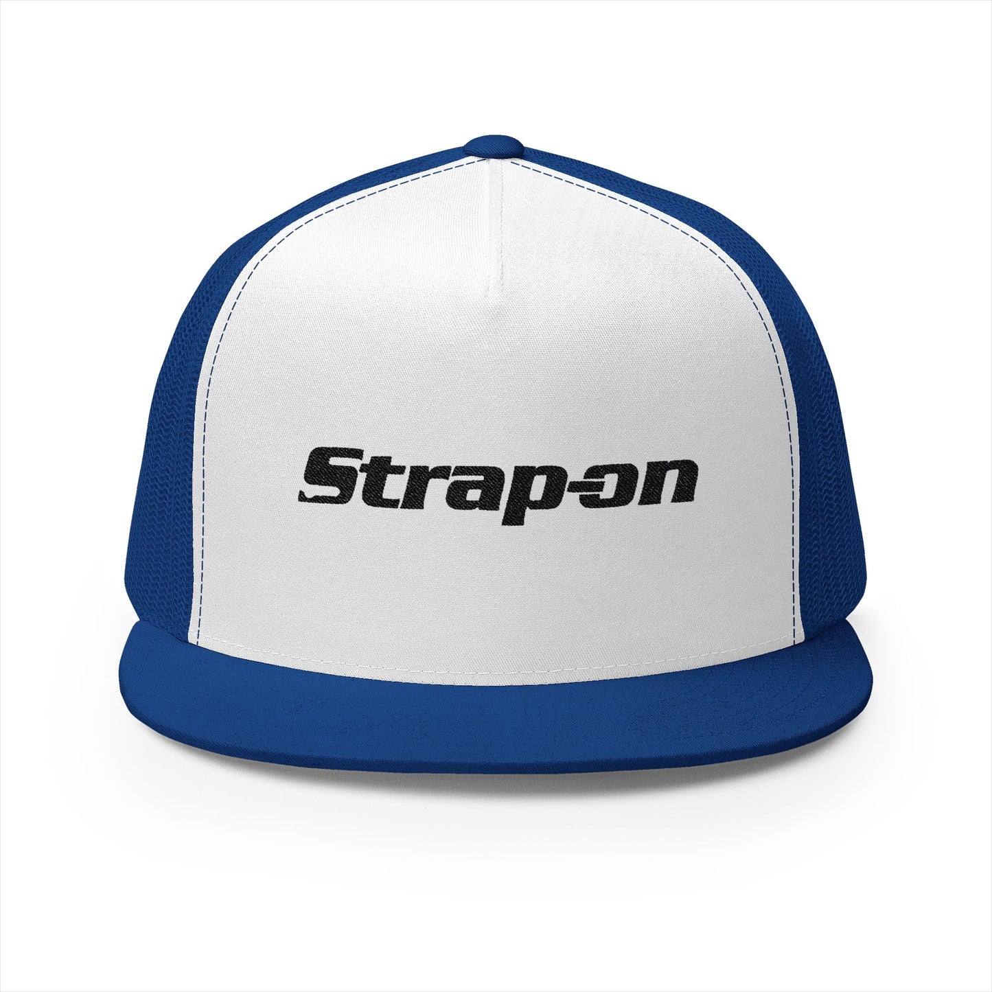 Strap-On 5 Panel Trucker Cap (Embroidery)
