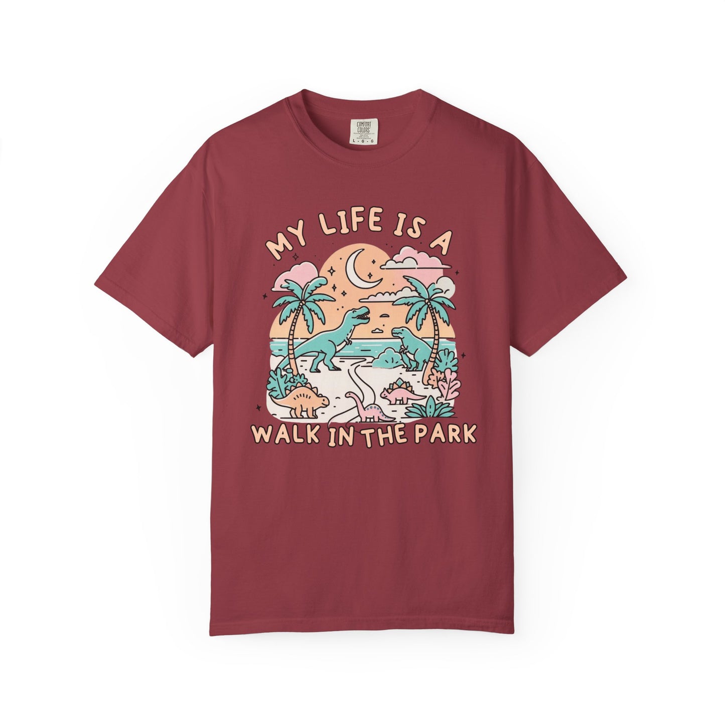 Walk In The Park Dino Comfort Colors T-shirt