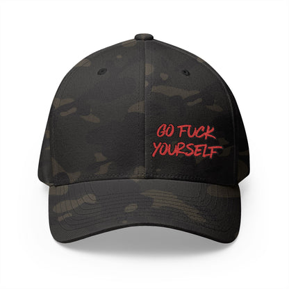 Go F Yourself (RED) Embroidered FlexFit Hat