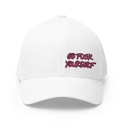 Go F Yourself (PINK) Embroidered FlexFit Hat