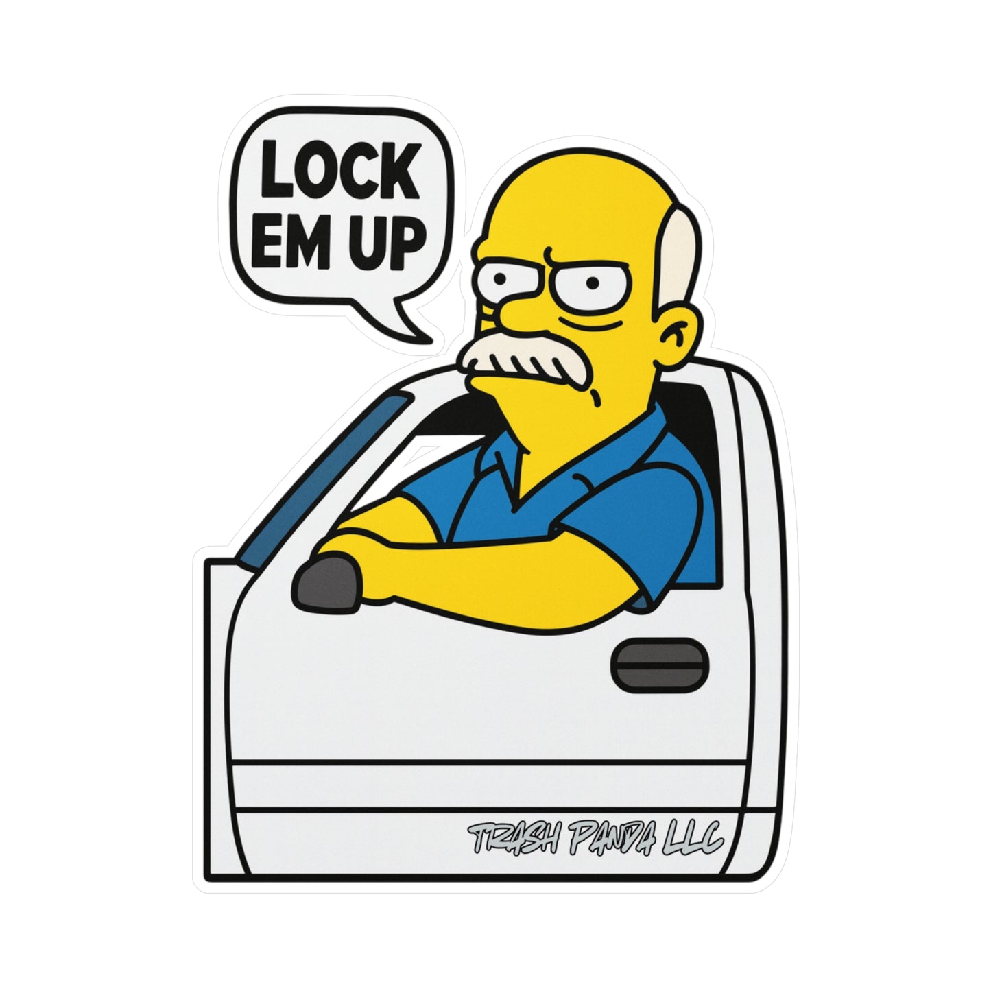 Lock Em Up Simpson Vinyl Decals