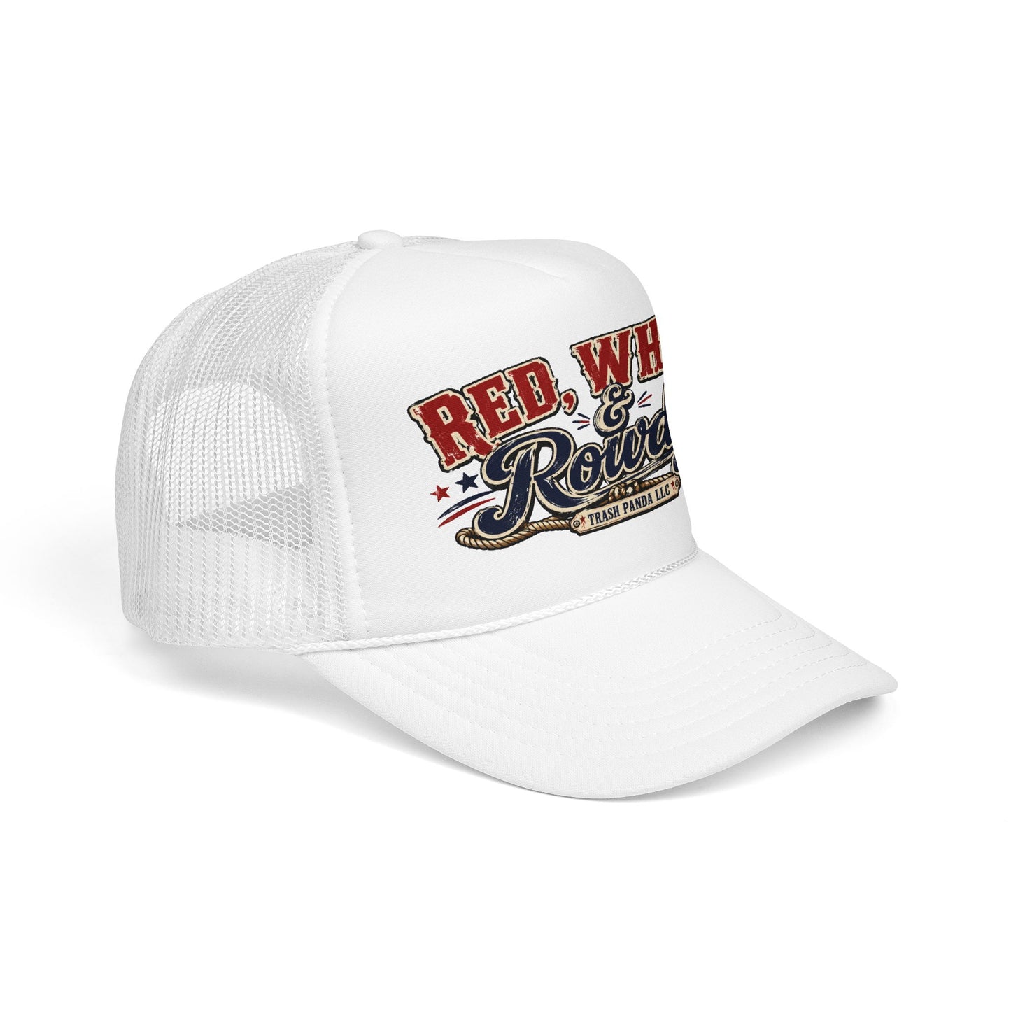 Red White & Rowdy Foam Trucker Hat (Printed)