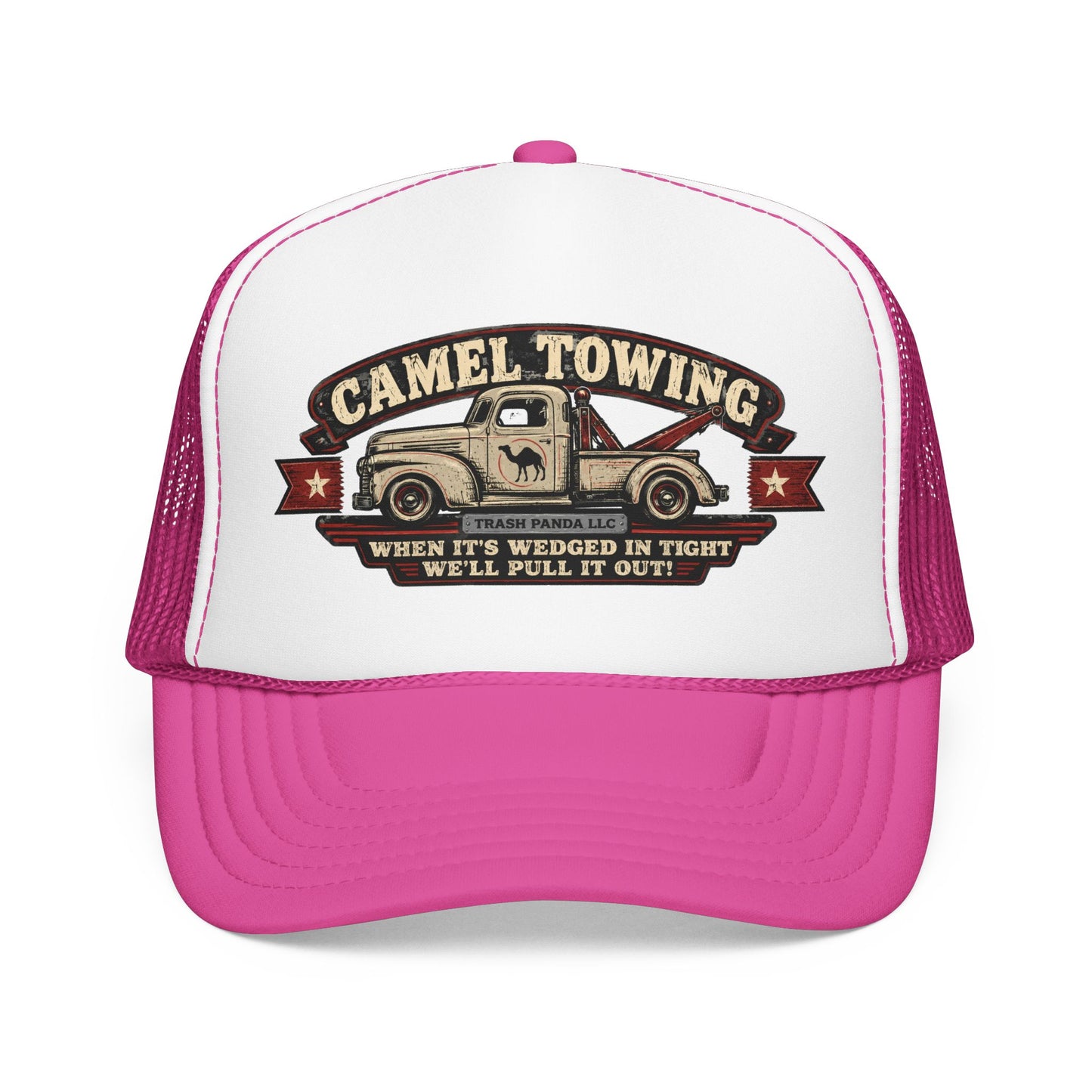 Camel Towing Foam Trucker Hat (Printed)