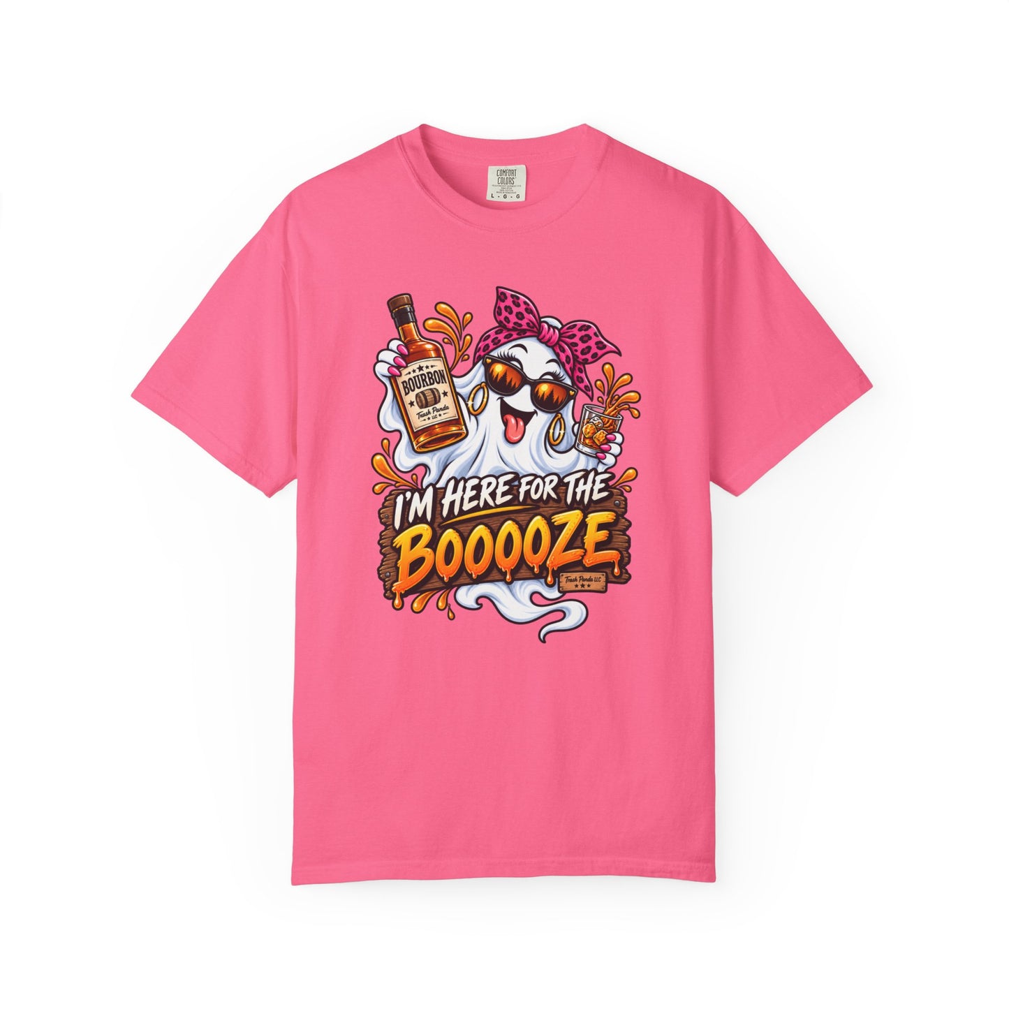 Here For The Booooze (Ladies) Comfort Colors T-shirt