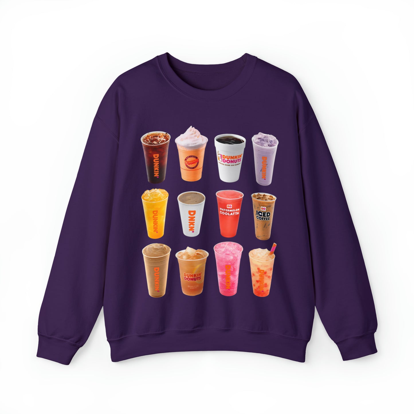 Dunkin' Coffee Sweatshirt Unisex Heavy Blend™ Crewneck Sweatshirt