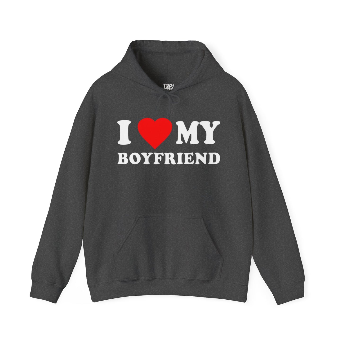 I Heart My Boyfriend Unisex Heavy Blend™ Hooded Sweatshirt