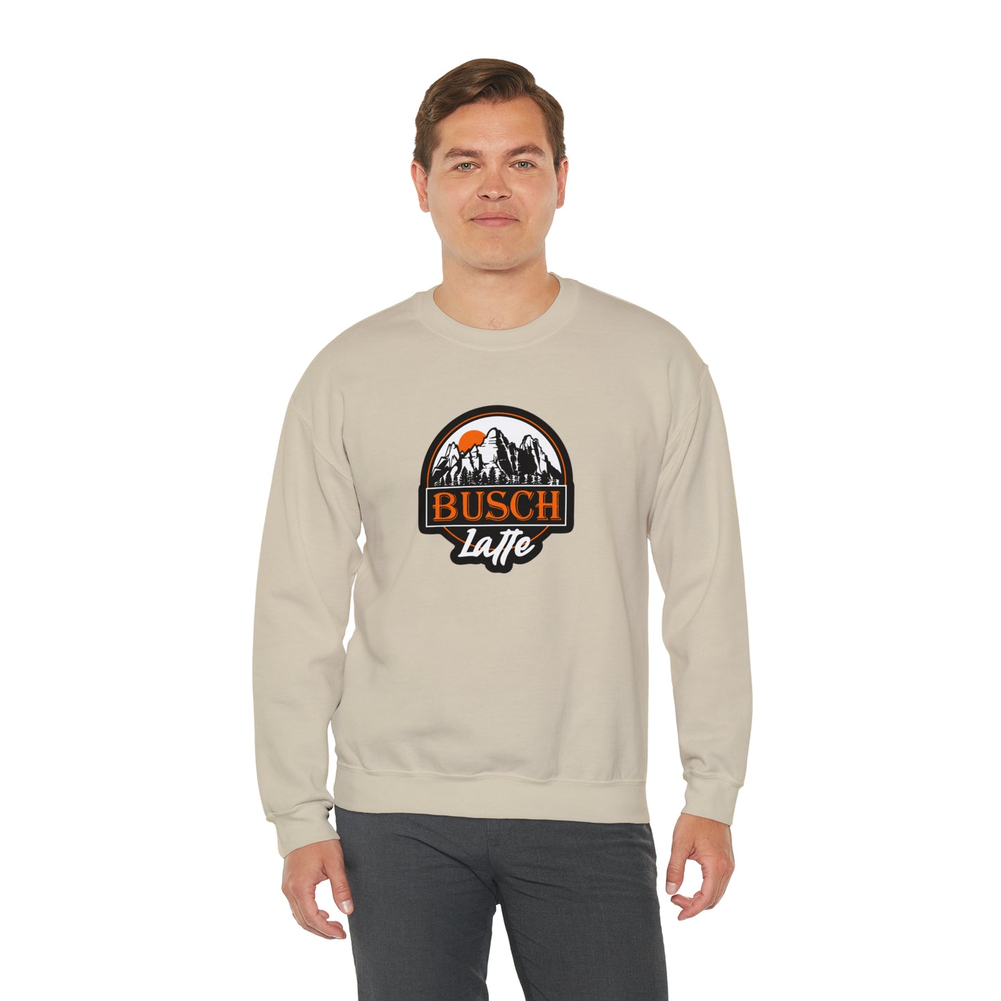 Busch Latte Sweatshirt Unisex Heavy Blend™ Crewneck Sweatshirt