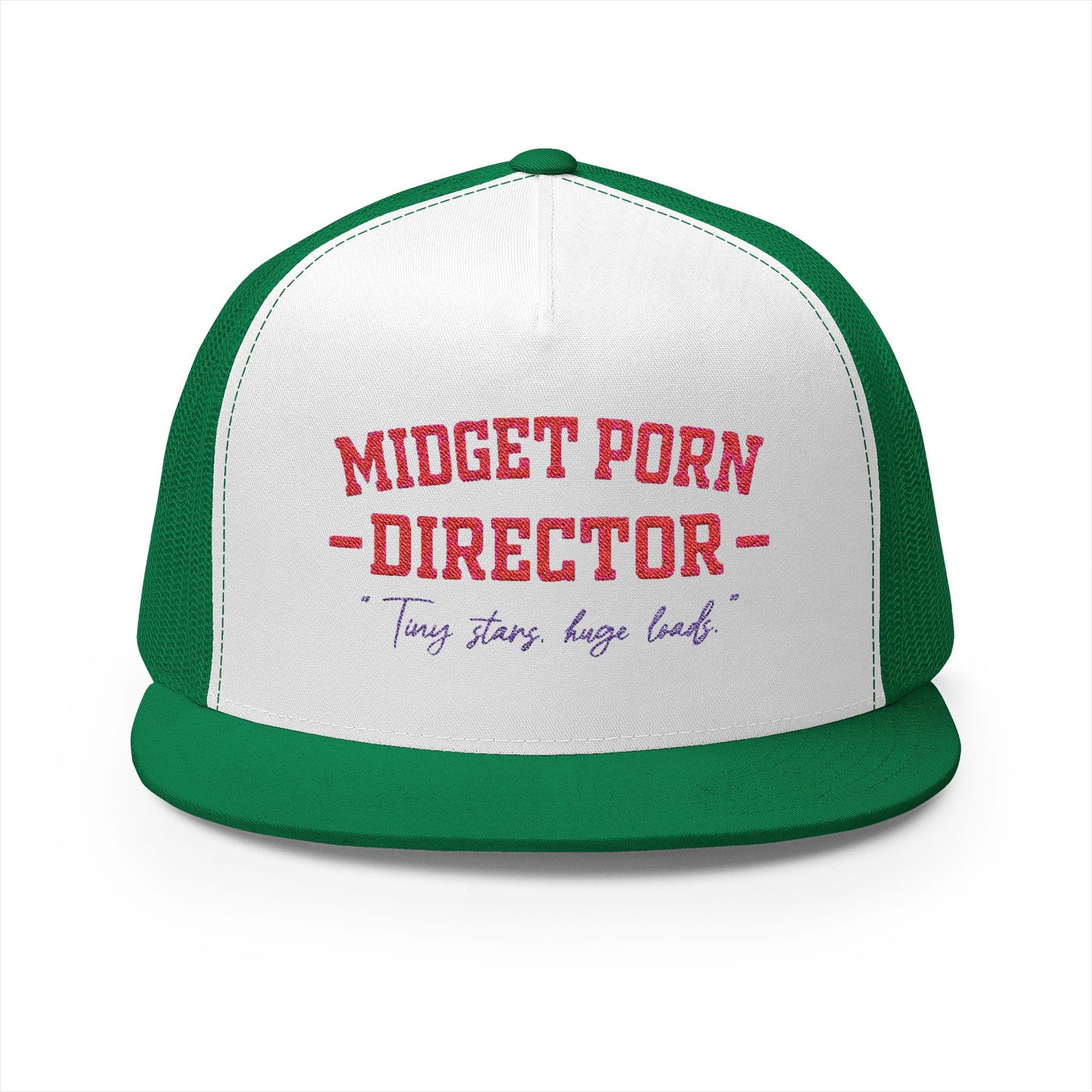 Midget Porn Director 5 Panel Trucker Cap (Embroidery)