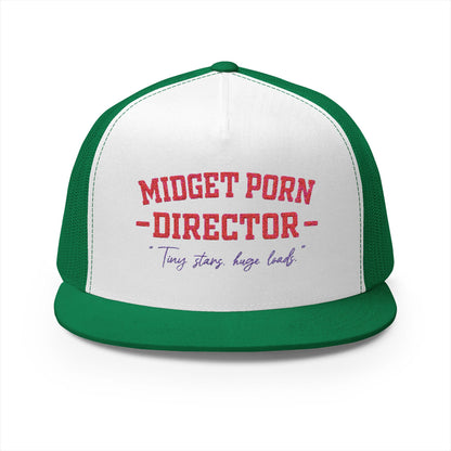 Midget Porn Director 5 Panel Trucker Cap (Embroidery)