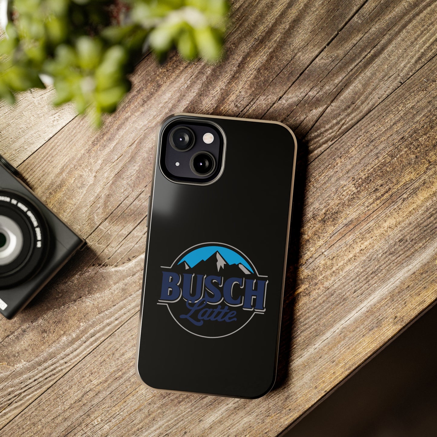 Busch Latte Blk Tough iPhone Cases