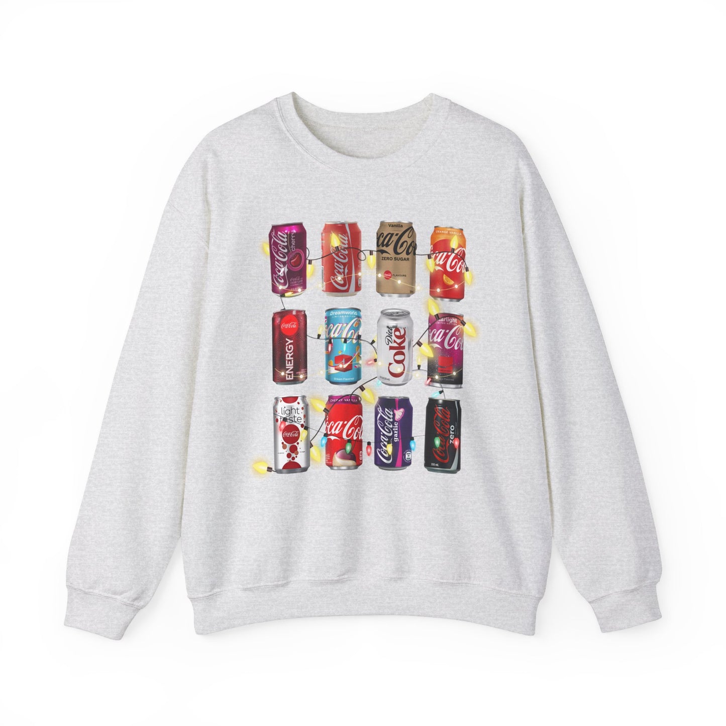 Diet Coke Christmas Lights Sweatshirt Unisex Heavy Blend™ Crewneck Sweatshirt