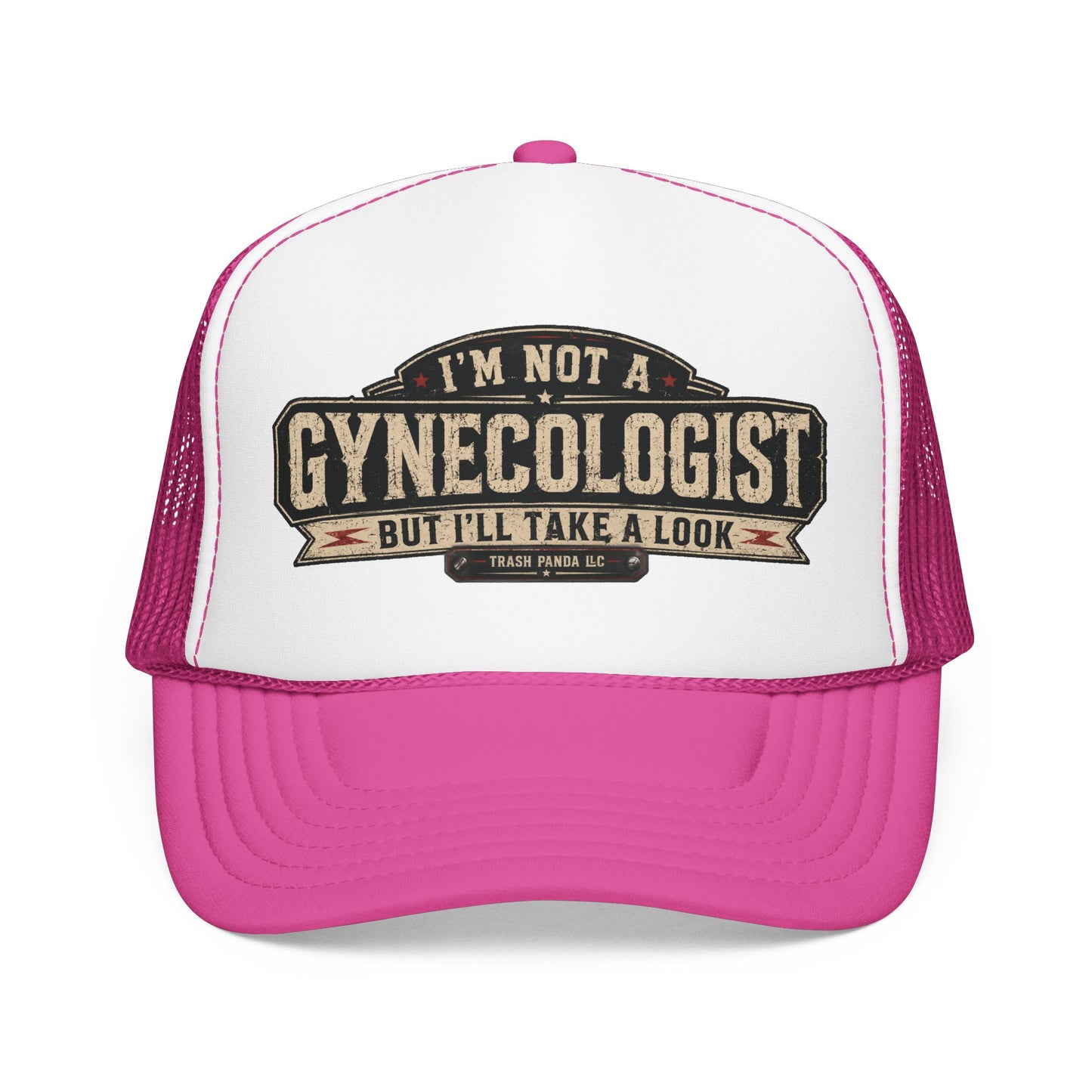 No Gynecologist Foam Trucker Hat (Printed)