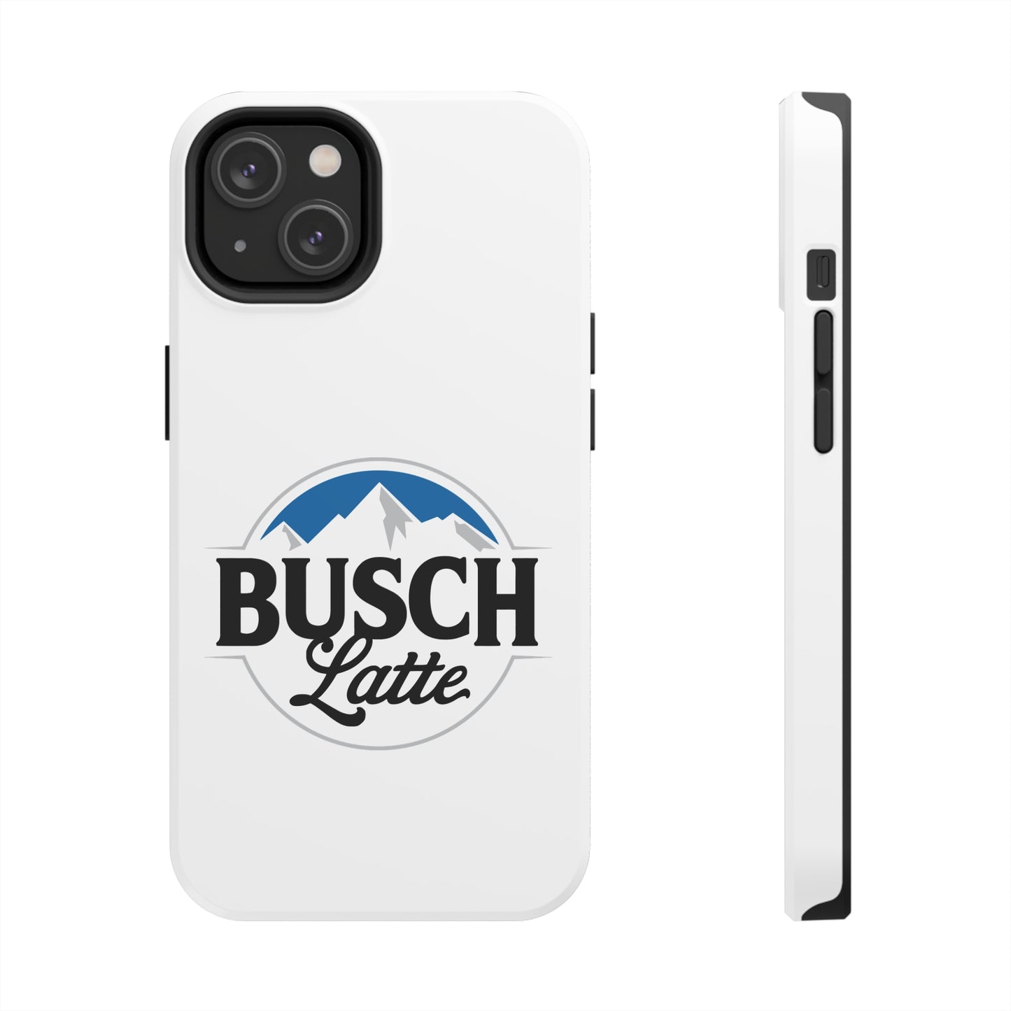 Busch Latte White Tough iPhone Cases